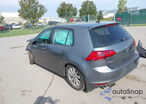 2015 Volkswagen Golf Tsi S 4-Door из США, поврежденный, VIN 3VW217AU7FM037114
